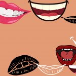 des dessins de bouches qui parlent