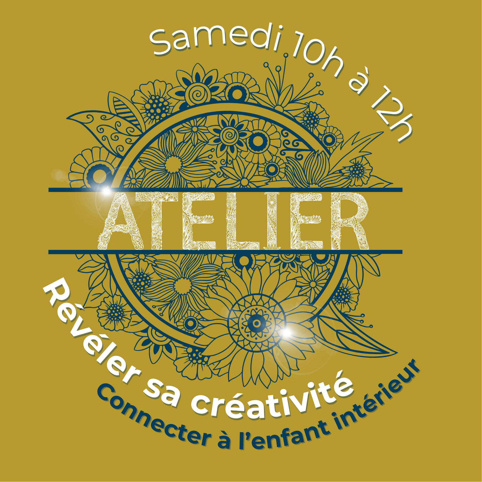 affiche atelier créativité