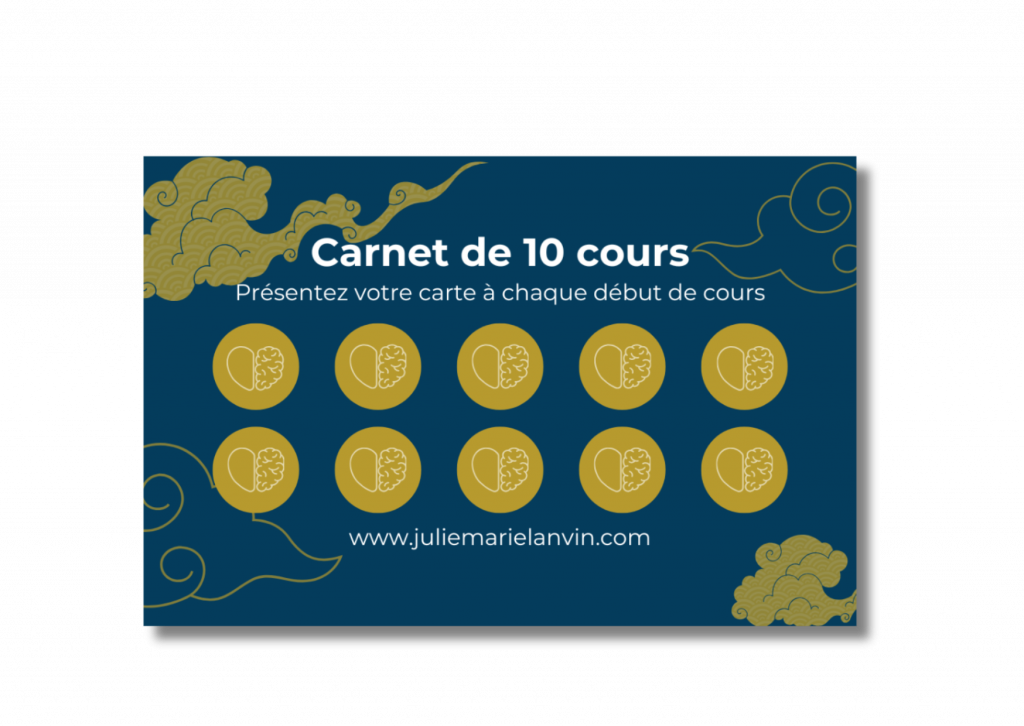 la carte de 10 cours