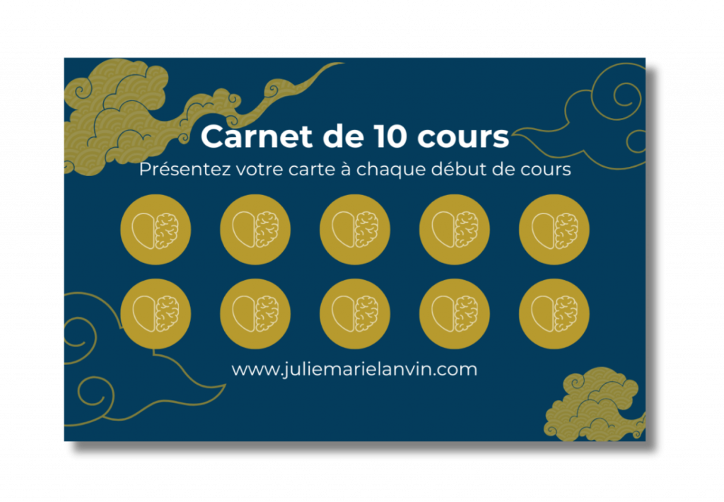 la carte de 10 cours